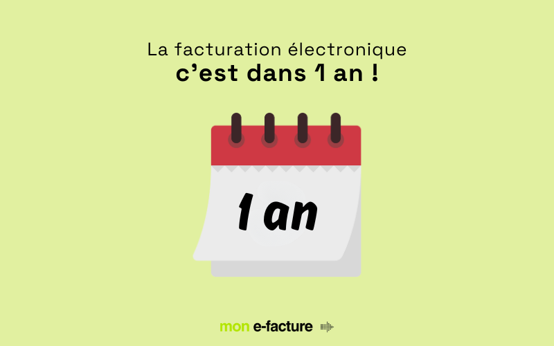 La facturation électronique c'est dans un an par Mon e-facture