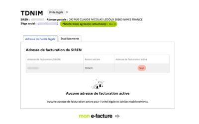 Annuaire de la facturation électronique (Chorus pro) : votre « adresse de facturation active » affiche « Non » ? Pas de panique !